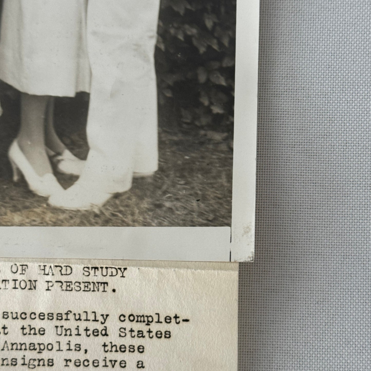 Military Cadets Kiss at Graduation Naval Academy Anapolis Press Photo 1933