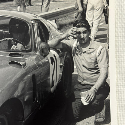 Vintage Racing Photo Photograph Dan Gurney Goodwood Cobra Daytona Modern Print