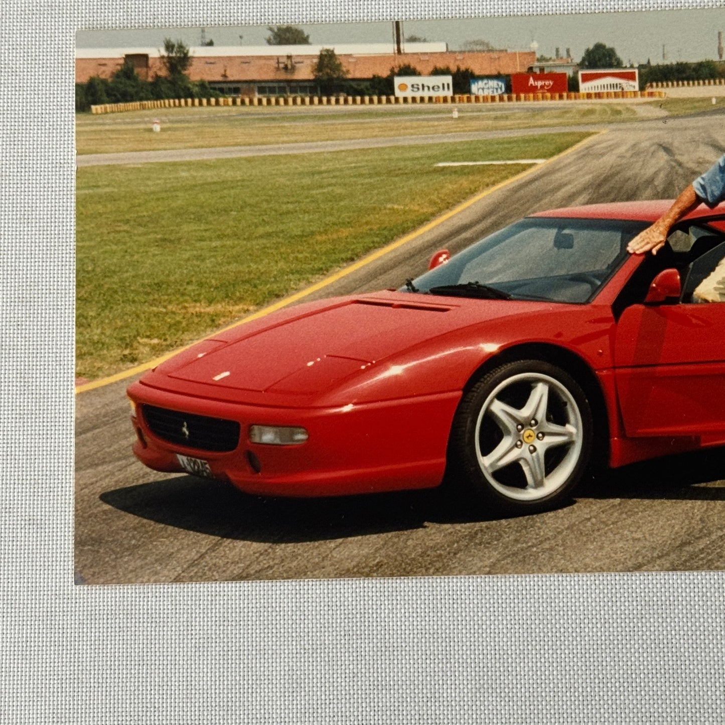 Ferrari F355 Paul Frere Racing Driver Journalist Photo Photograph F1 Formula One