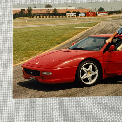 Ferrari F355 Paul Frere Racing Driver Journalist Photo Photograph F1 Formula One