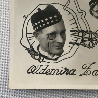 Circus Performer Bicycle Act Photo Photograph Vintage Oldemira Facchini