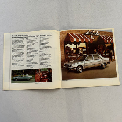 1984 Renault Alliance Car Sales Brochure Catalog Advertising Limited L DL