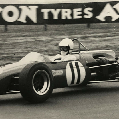 Vintage Racing Photo Driver Photograph BFE Clark Motorsport