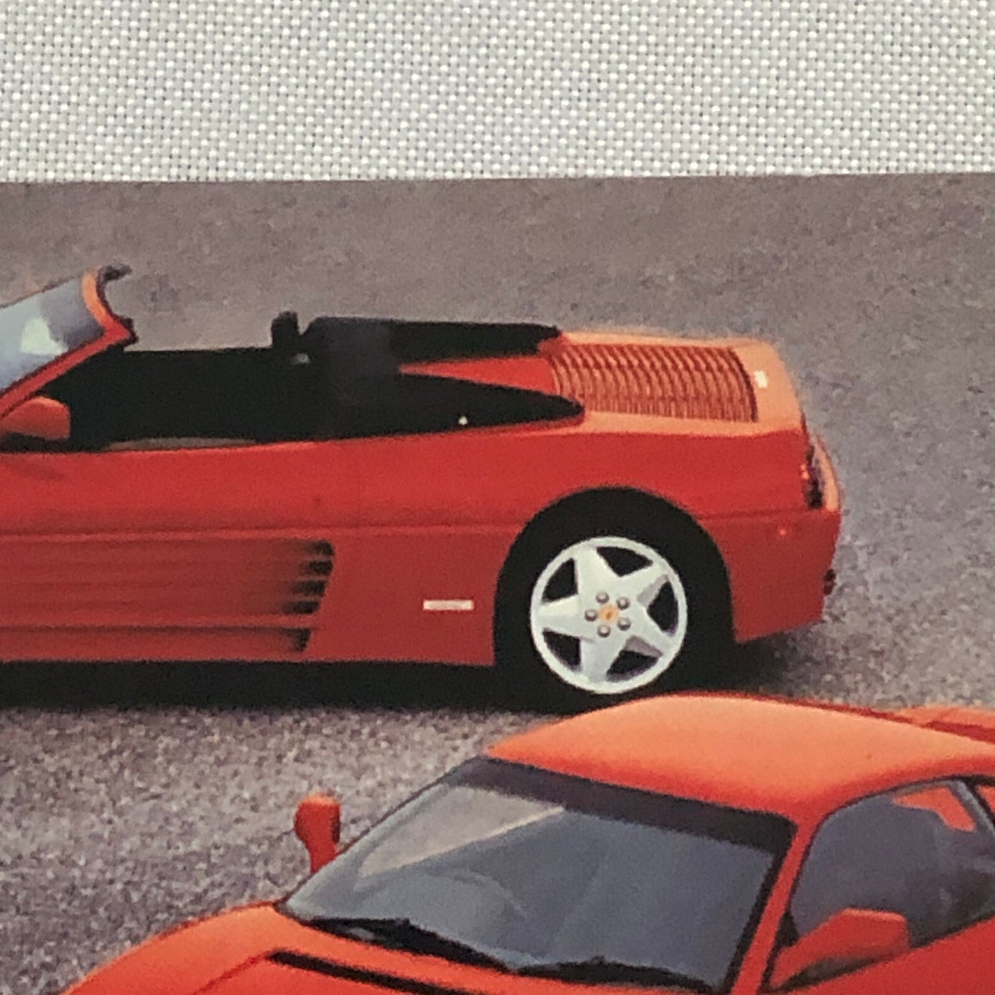 Ferrari 348 Coupe and Convertible Postcard Post Card