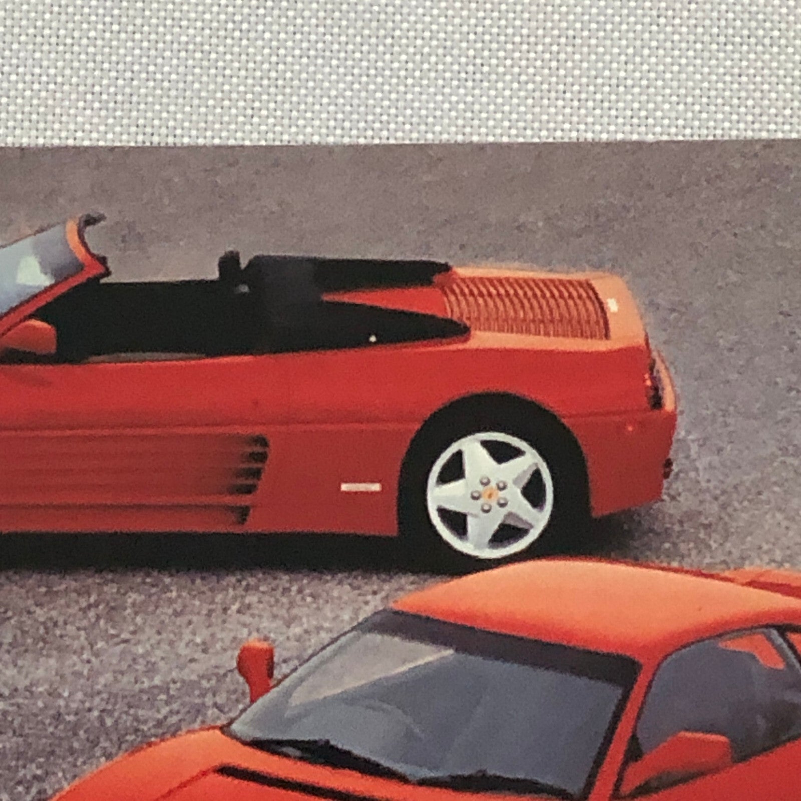 Ferrari 348 Coupe and Convertible Postcard Post Card