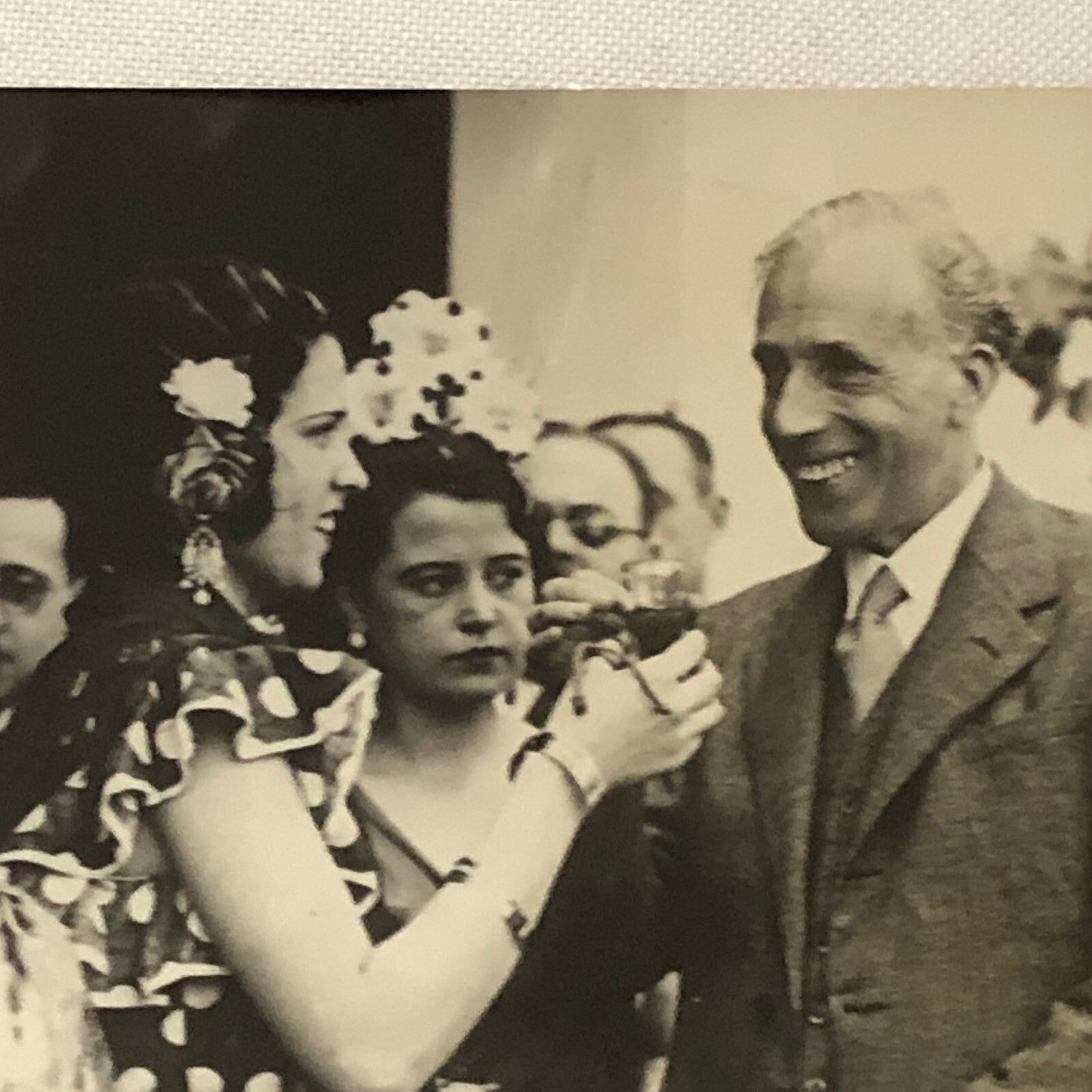 Vintage Press Photo Photograph Spain Feast of Seville President Women 1933 Lot 2
