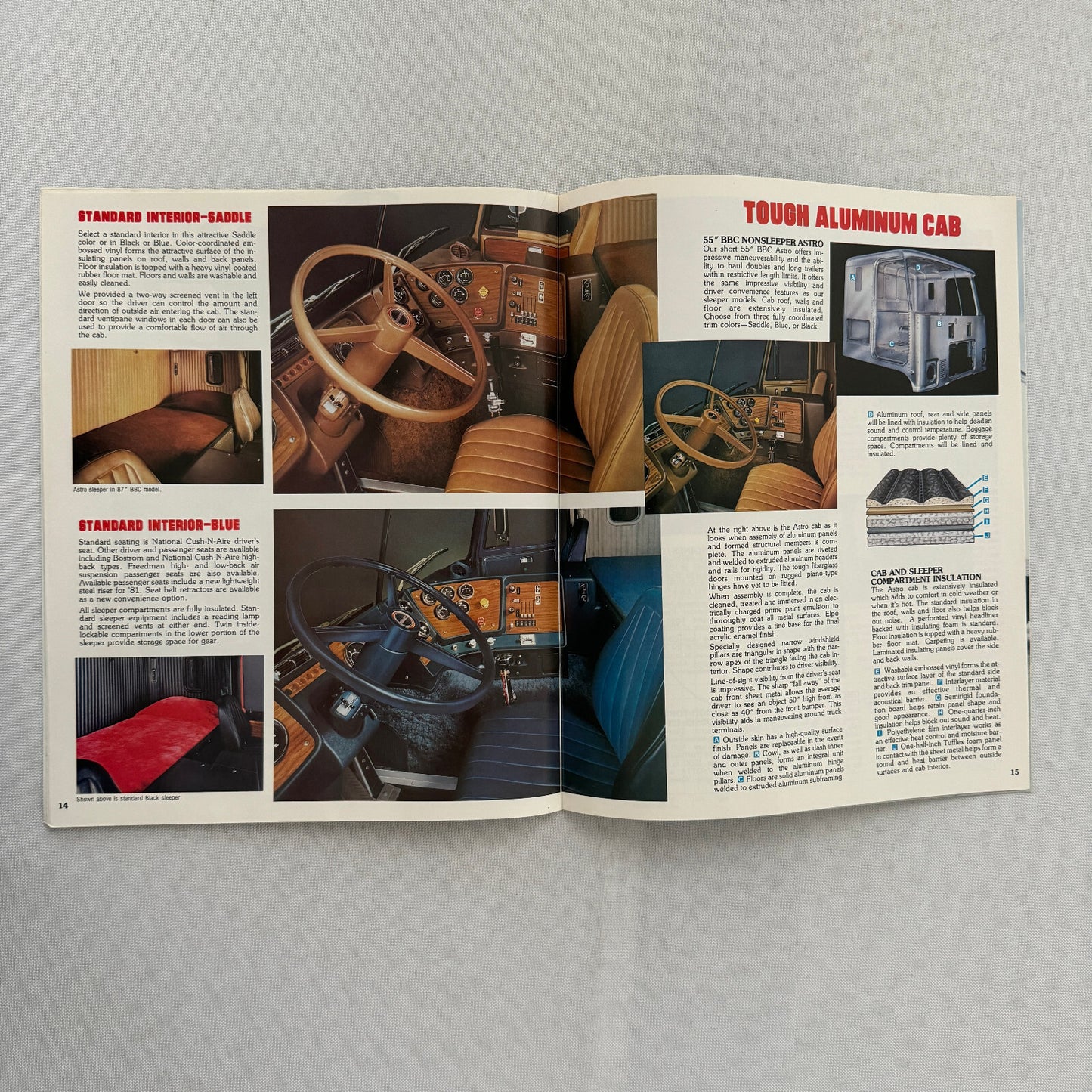 GMC Astro Truck Sales Brochure Catalog Advertising Vintage