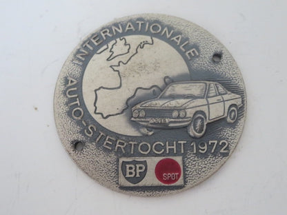1972 Internationale Auto Stertocht European Car Club Rally Badge BP Oil
