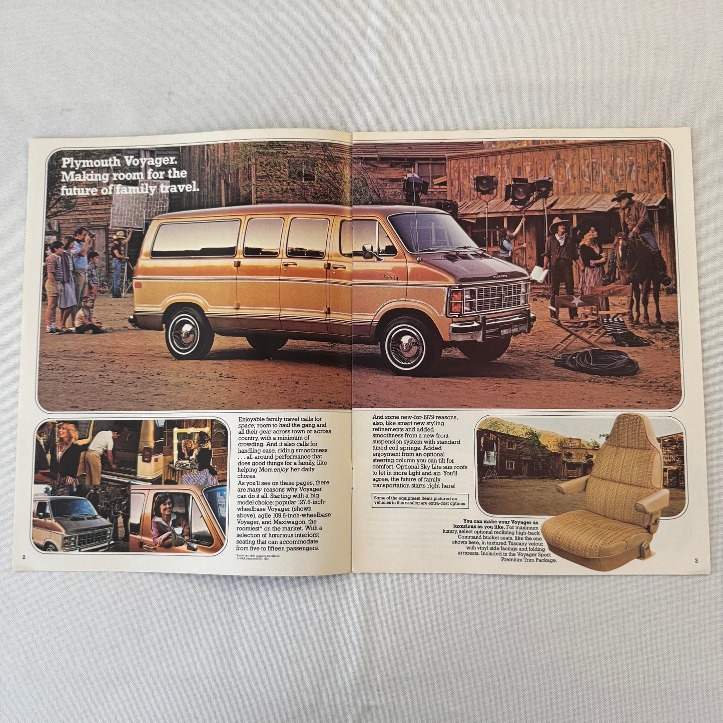 1979 Plymouth Voyager Van Wagon Sales Brochure Catalog