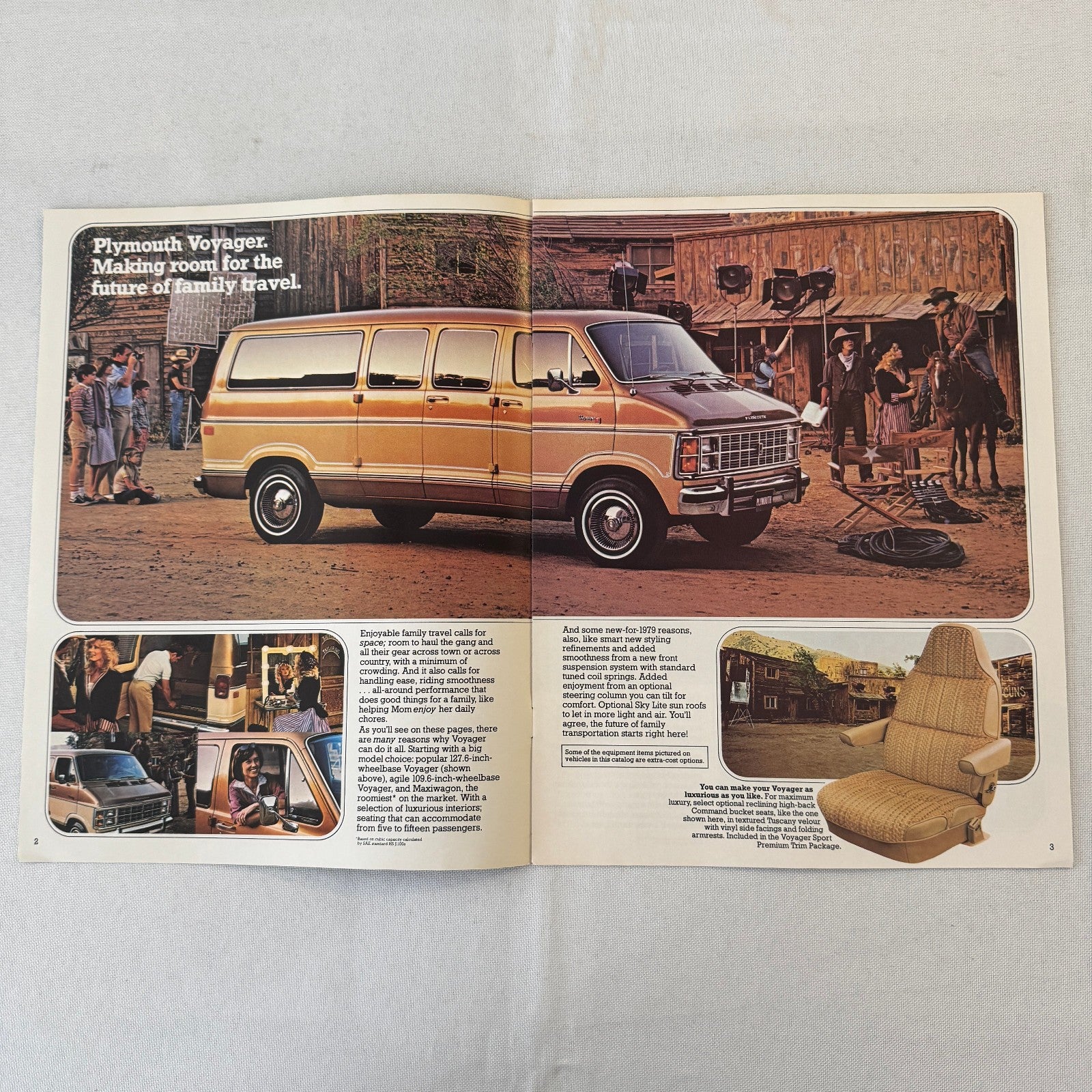 1979 Plymouth Voyager Van Wagon Sales Brochure Catalog