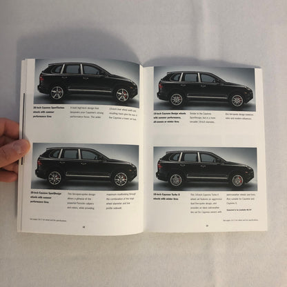 Porsche Cayenne ACCESSORIES Sales Brochure Catalog 2006 2007 Wheel Rims +