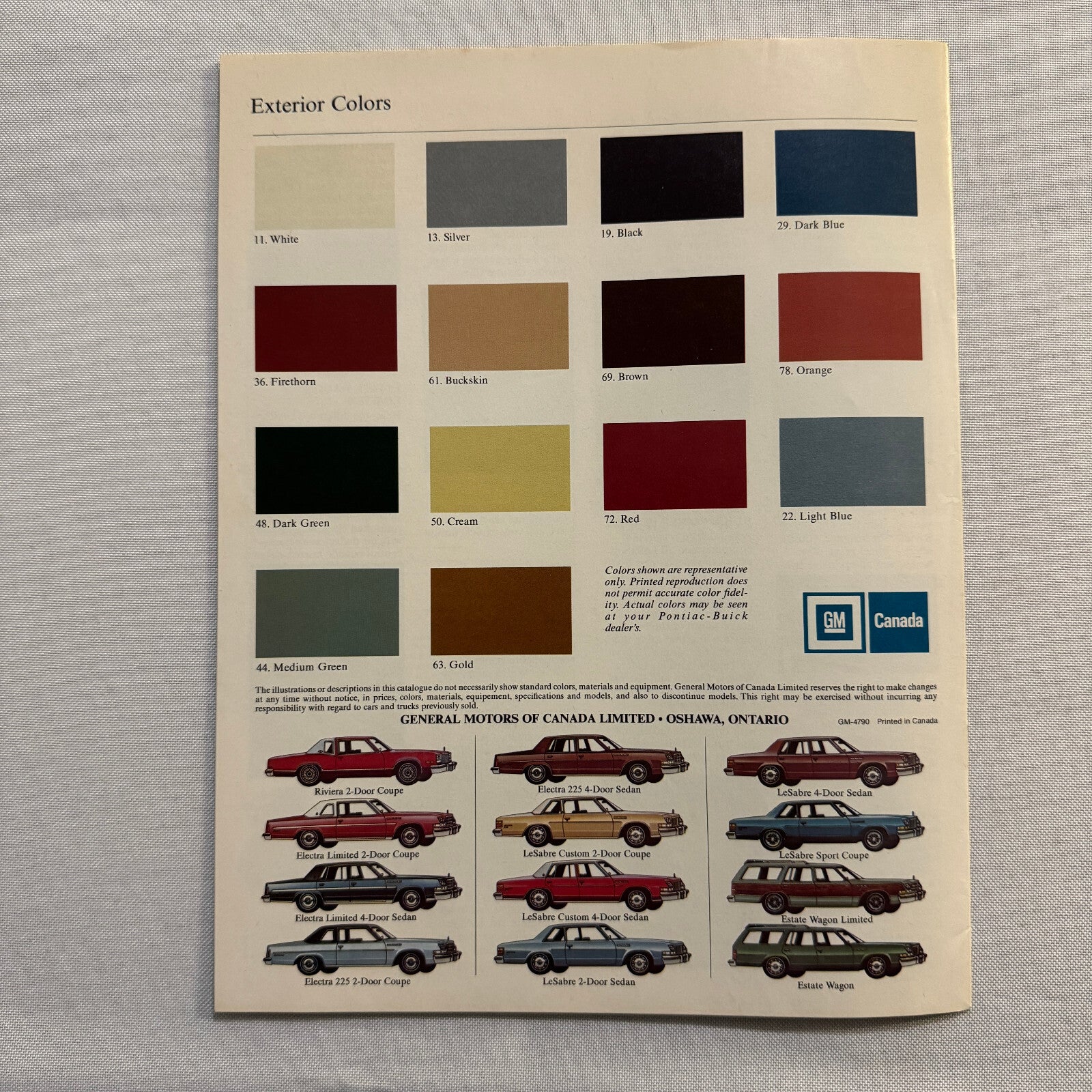 1977 Buick Car Sales Brochure Catalog Buick LeSabre Buick Electra Buick Riviera