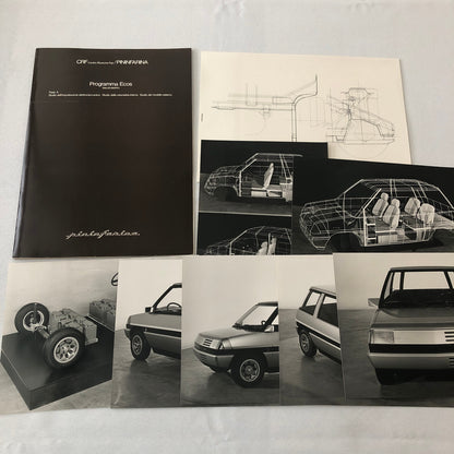 Pininfarina ECOS Concept Car Prototype Sales Brochure Catalog Photos Italian