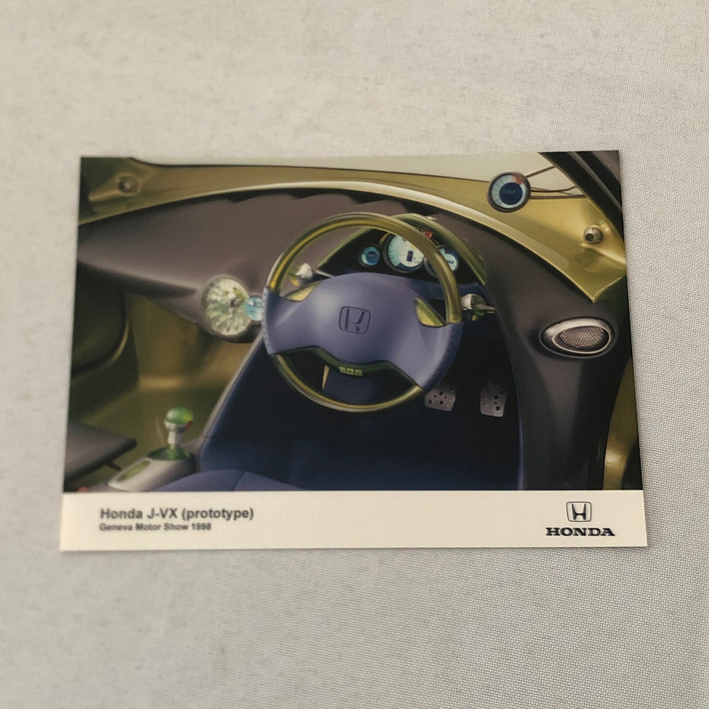 Honda J-VX Concept Car Prototype Factory Press Photo Photograph Lot 2x 1998