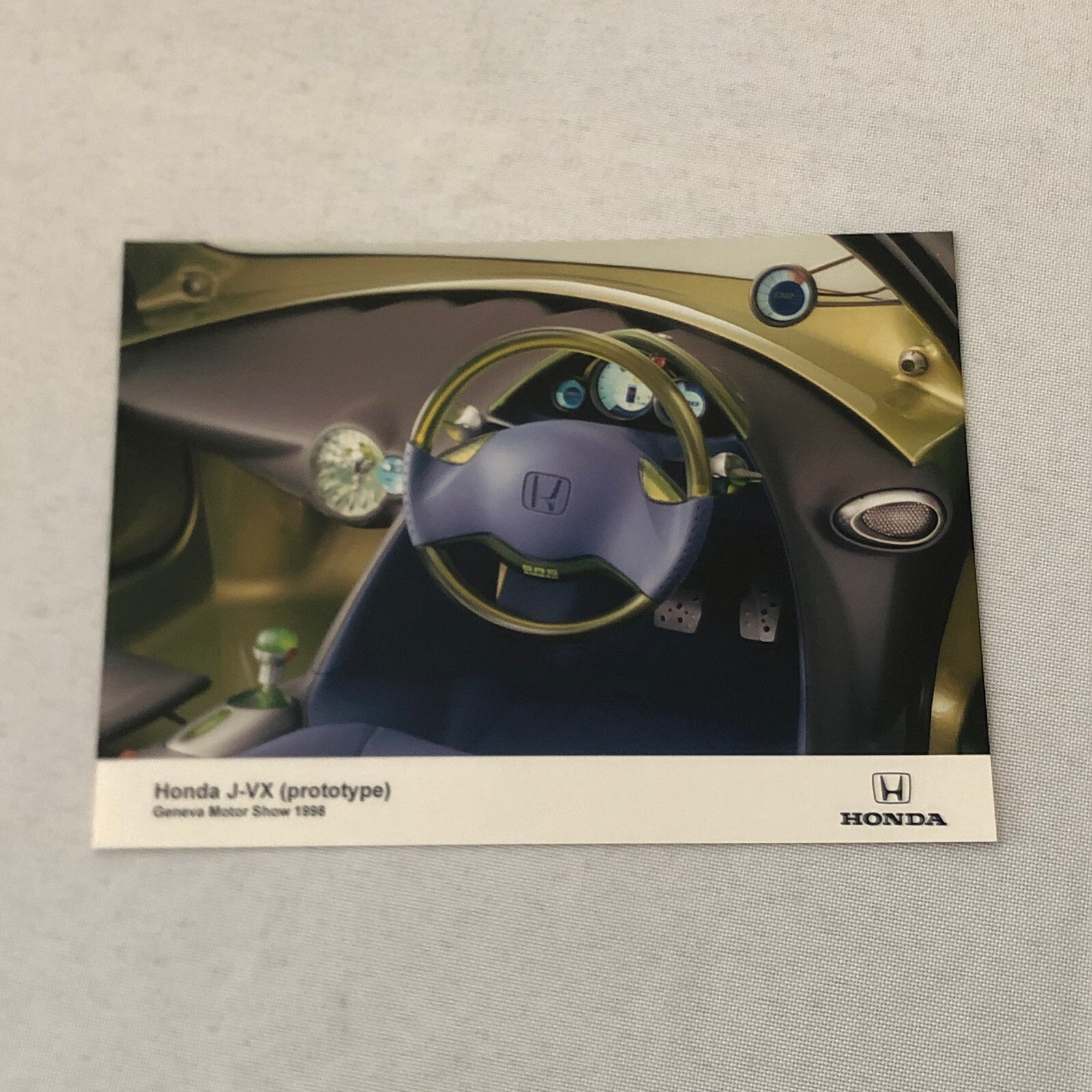 Honda J-VX Concept Car Prototype Factory Press Photo Photograph Lot 2x 1998