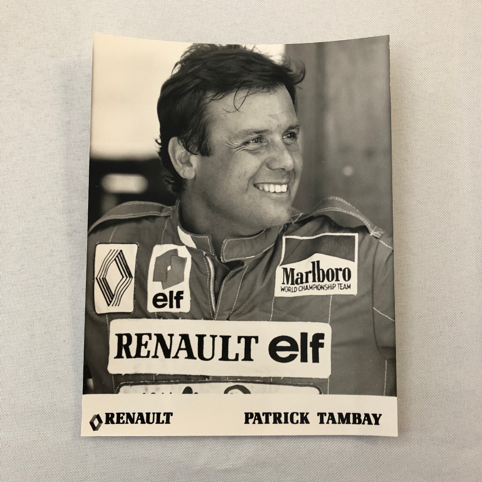 1985 Renault F1 Press Kit ELF Formula One Patrick Tambay Derek Warwick Team