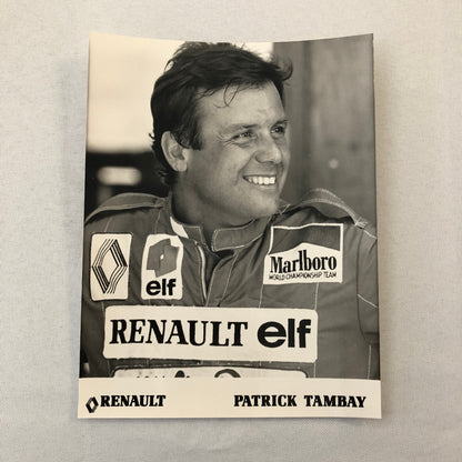 1985 Renault F1 Press Kit ELF Formula One Patrick Tambay Derek Warwick Team