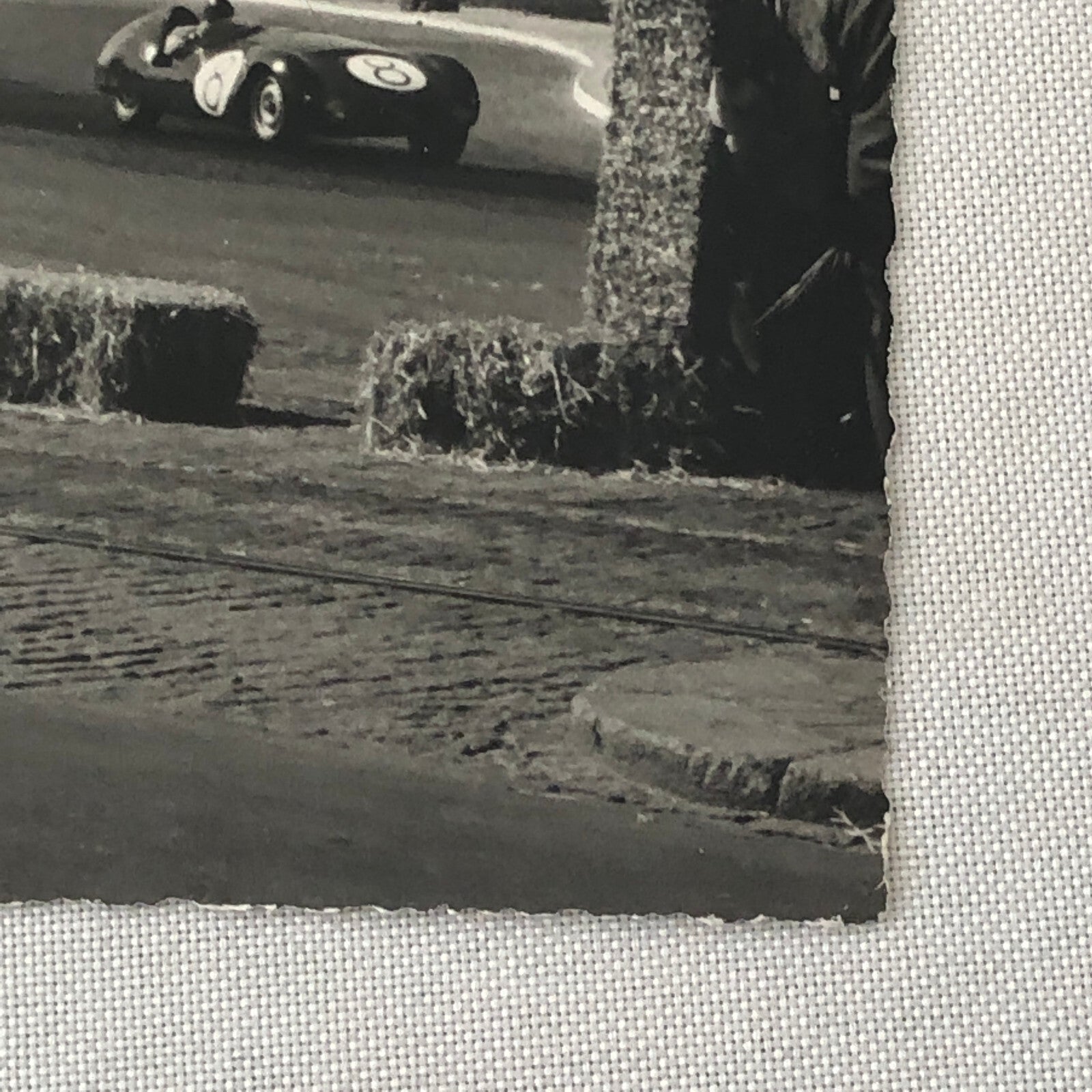 Vintage Racing Car Press Photo Photograph Print Candido Ruiz