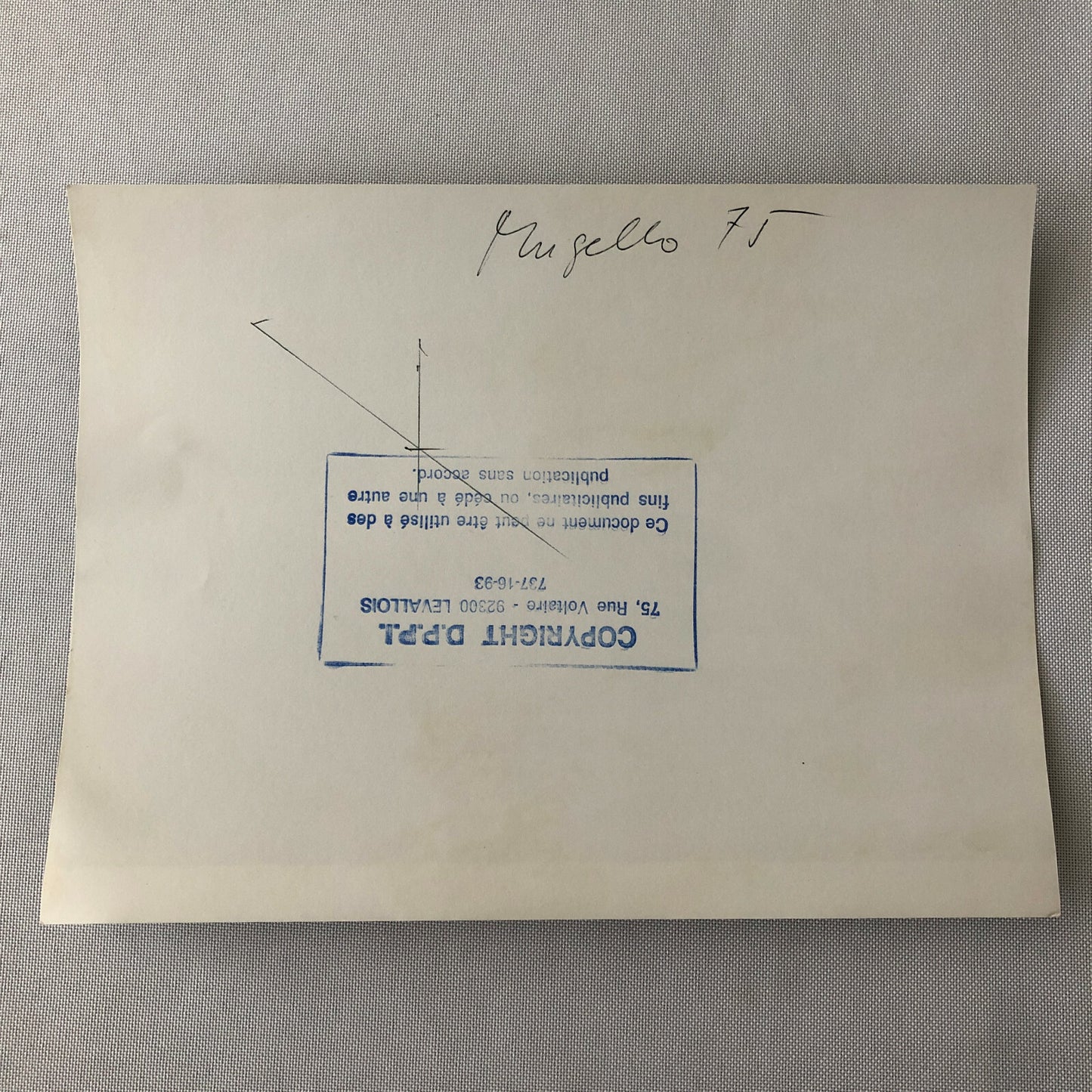 Vintage Racing Photo Photograph 1975 1000 KM de Mugello Race Renault Alpine A441