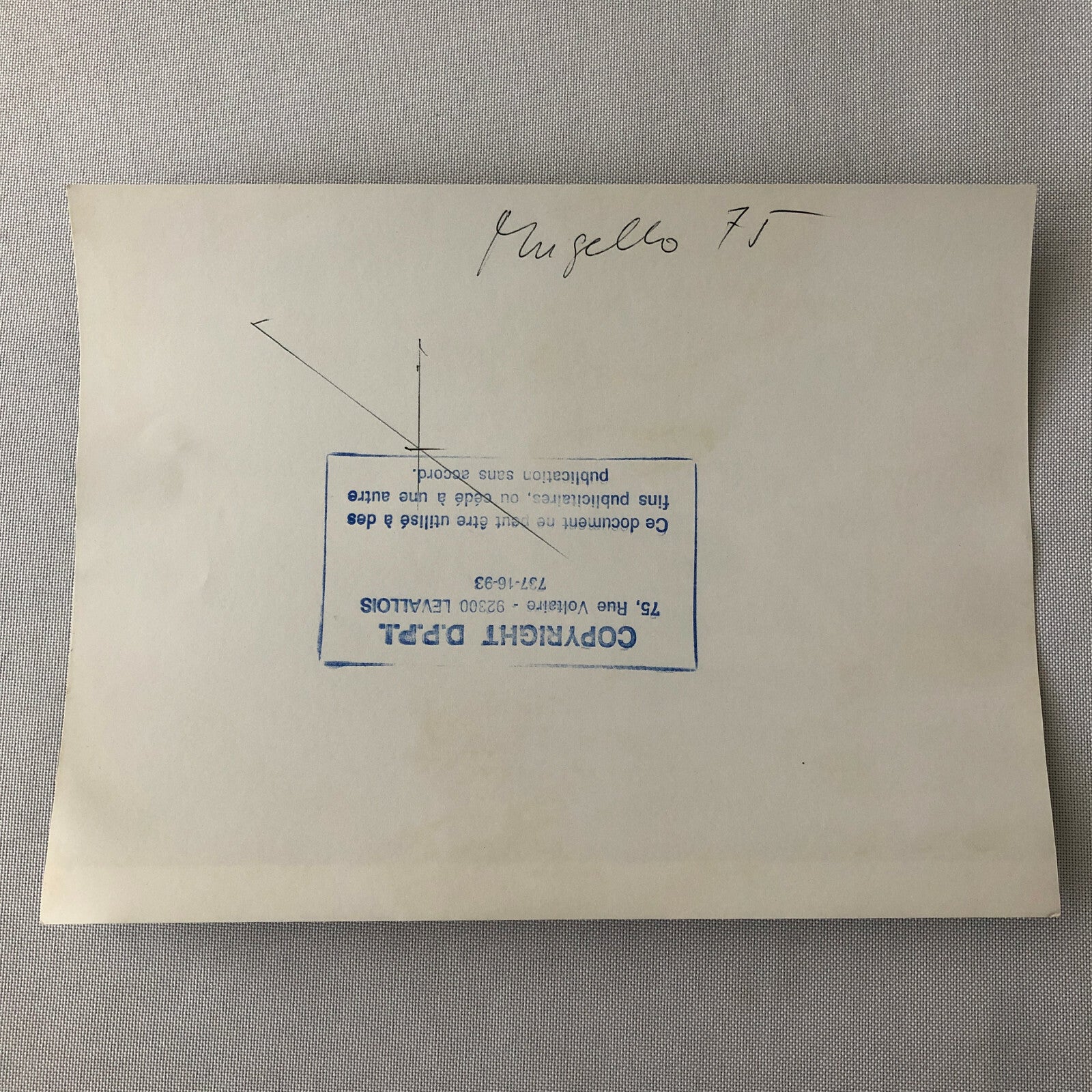 Vintage Racing Photo Photograph 1975 1000 KM de Mugello Race Renault Alpine A441