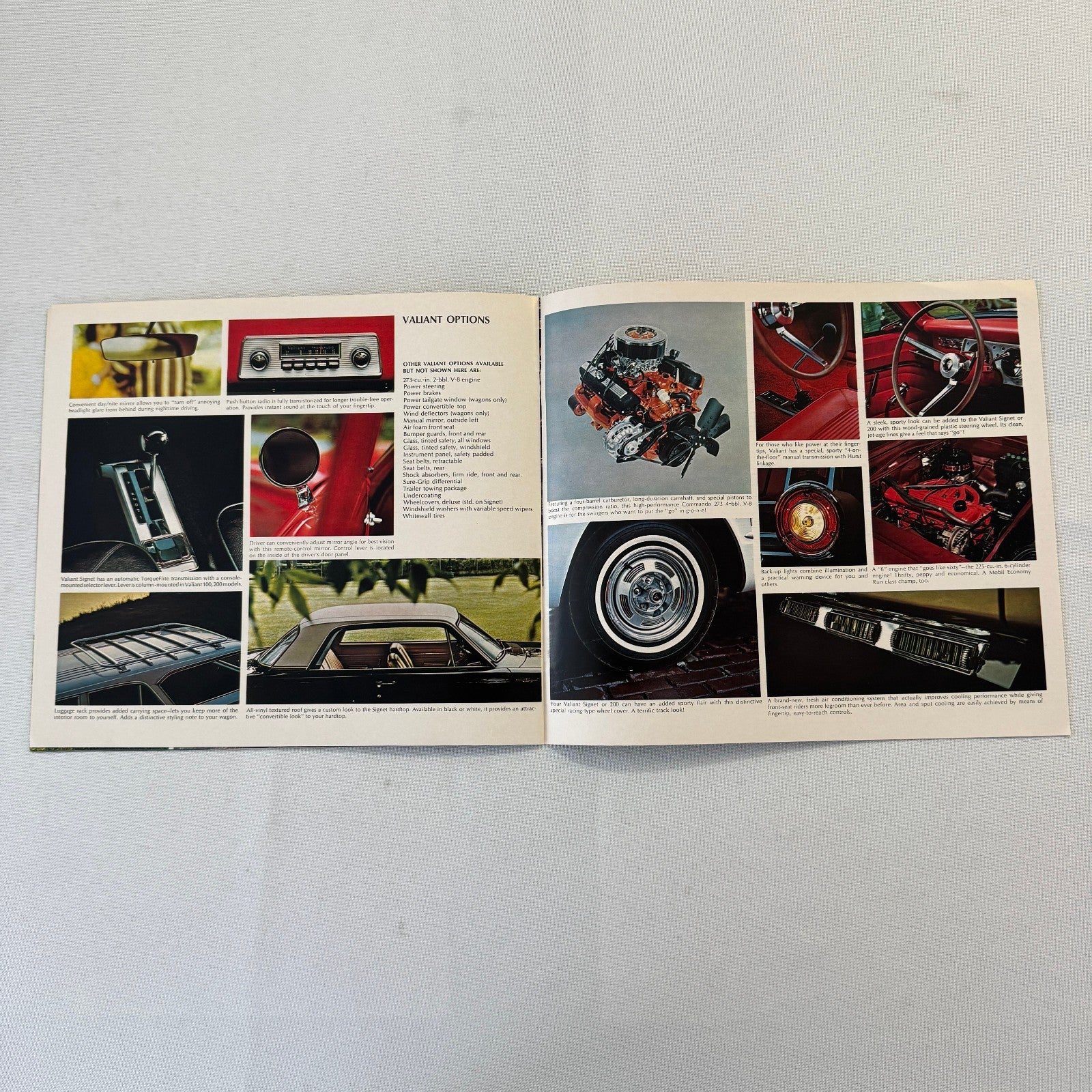 1965 Plymouth Valiant Car Sales Brochure Catalog Advertising Vintage