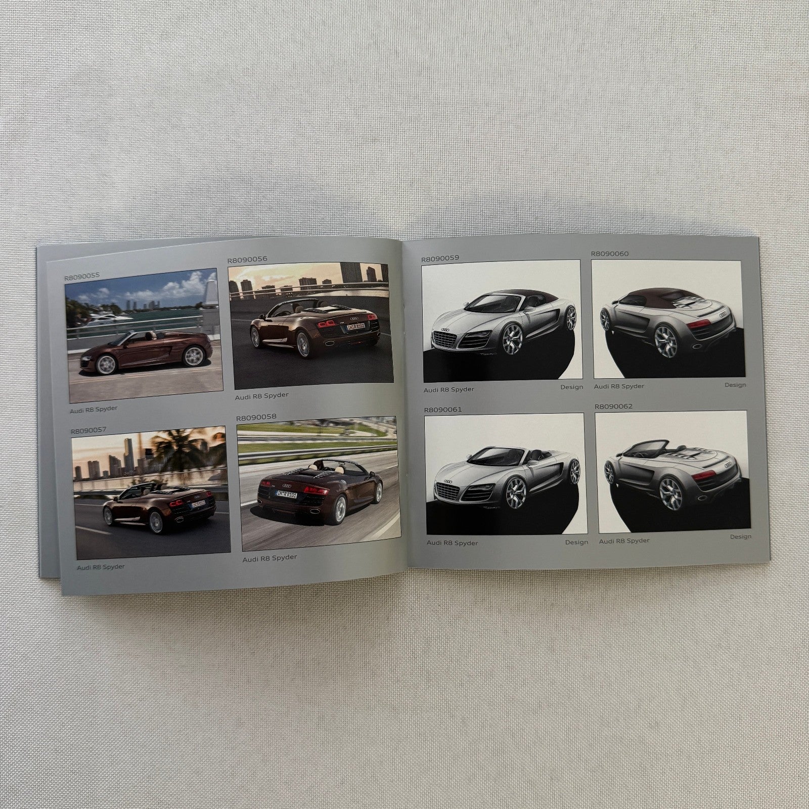 2009 Audi Factory Press Kit Photo CD Brochure Audi R8 Spyder S5 Sportback