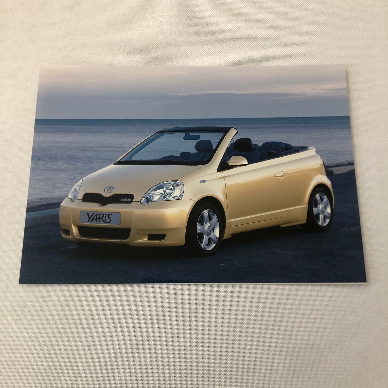 Toyota Yaris Cabrio Convertible Car Factory Press Photo Photograph