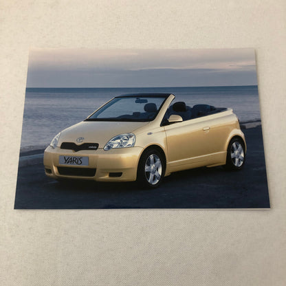 Toyota Yaris Cabrio Convertible Car Factory Press Photo Photograph