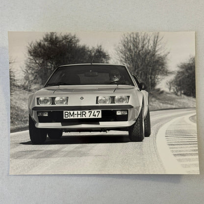 1980 Renault Alpine A310 Car Press Kit Brochure Photos Vintage GERMAN TEXT