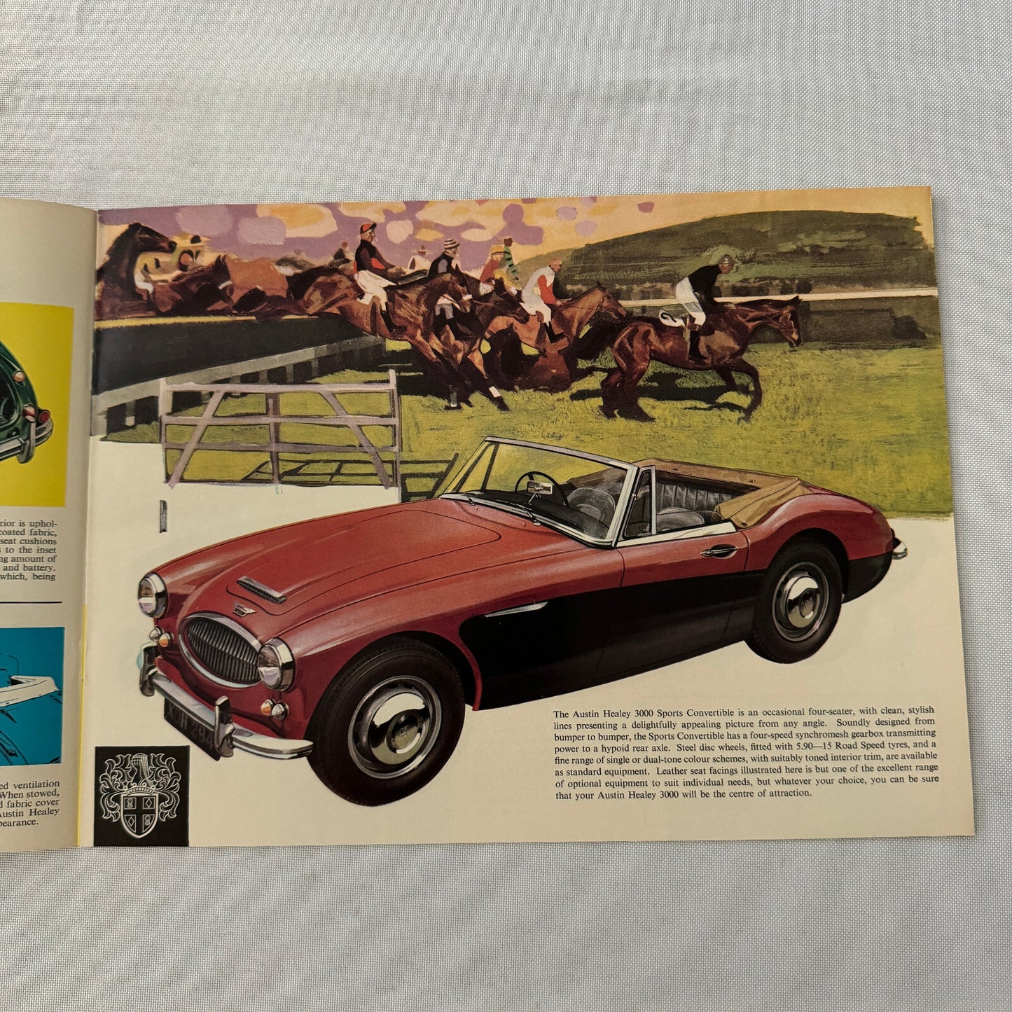 Austin Healey 3000 MK III Sports Convertible Car Sales Brochure Catalog