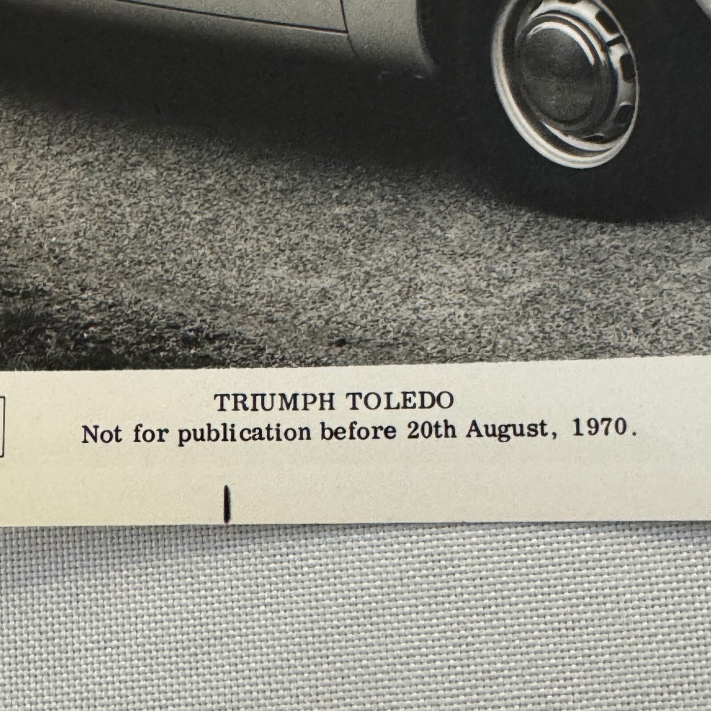 Triumph Toledo Car Factory Press Photo Photograph Print 1971