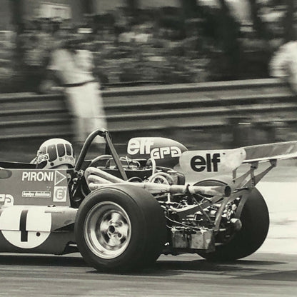 Vintage 1976 Formula 2 F2 Rouen Grand Prix Racing Photo Photograph ELF Renault