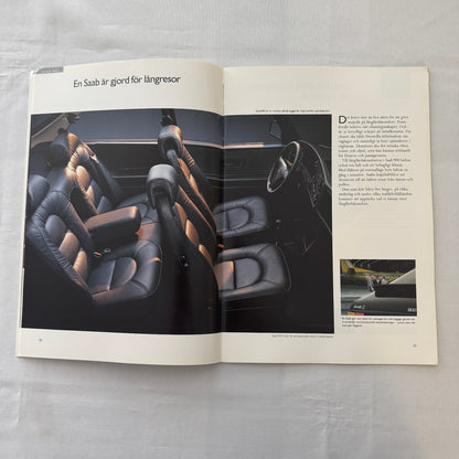 1992 Saab 900 Car Sales Brochure Catalog 900S 900i 900 Turbo Aero SWEDISH