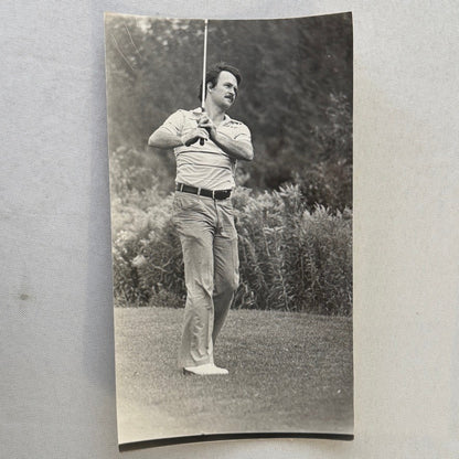 Vintage Golf Photograph Professional Golfer Unidentified 1981