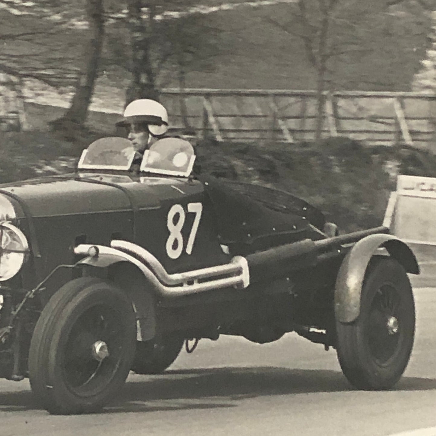 Vintage Racing Car Photo Photograph Print - Lagonda Automobile ? 