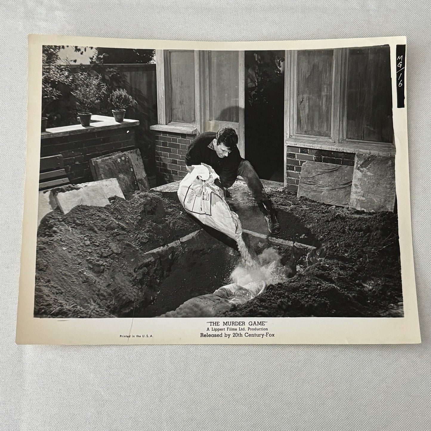 Vintage Movie Still Press Photo Photograph The Murder Game 20th Century Fox