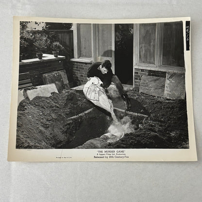 Vintage Movie Still Press Photo Photograph The Murder Game 20th Century Fox