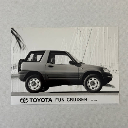 1994 Toyota Rav4 and Fun Cruiser Factory Press Photo Photograph Lot 3x European