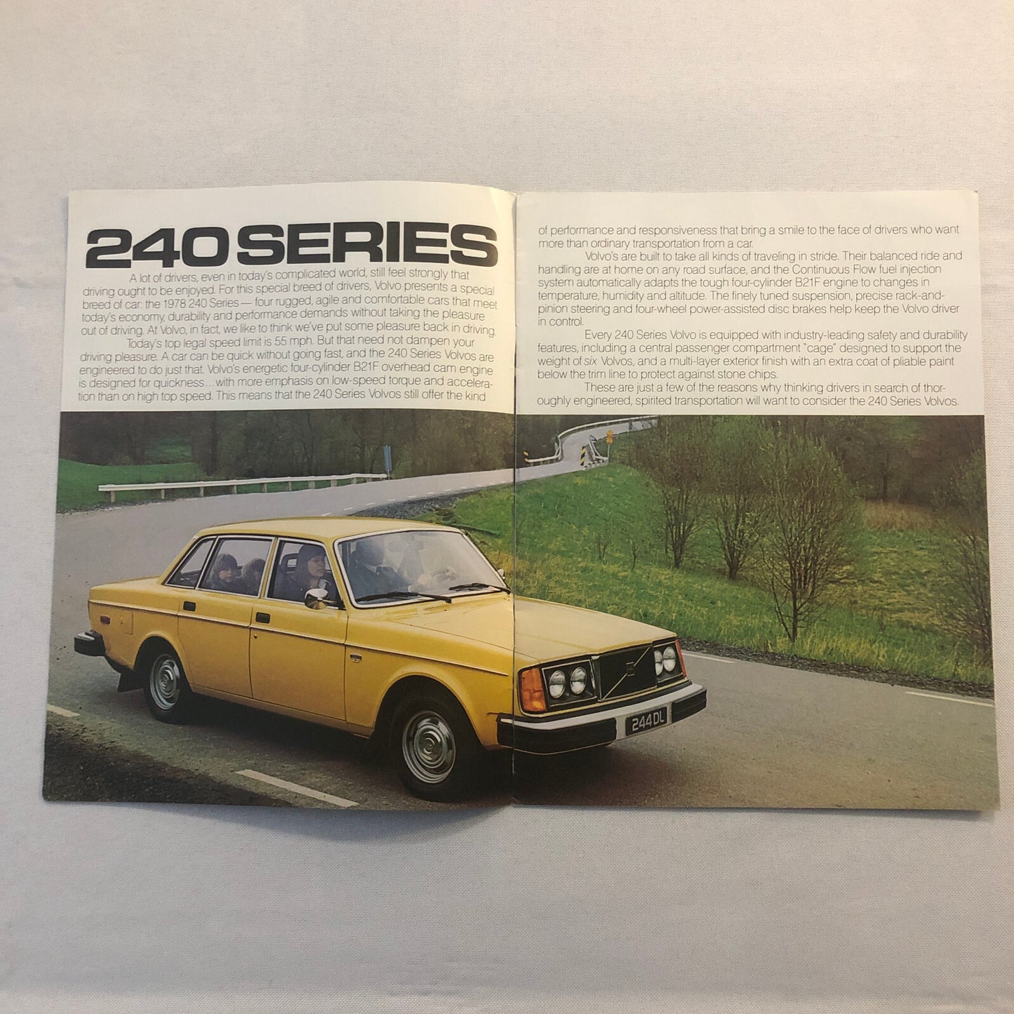 1978 Volvo 240 Series Sales Brochure Catalog 242 244 242GT 245