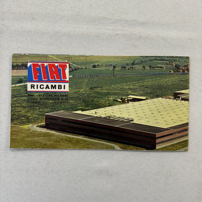 Fiat Ricambi Spare Parts Factory Sales Brochure Catalog Advertising European