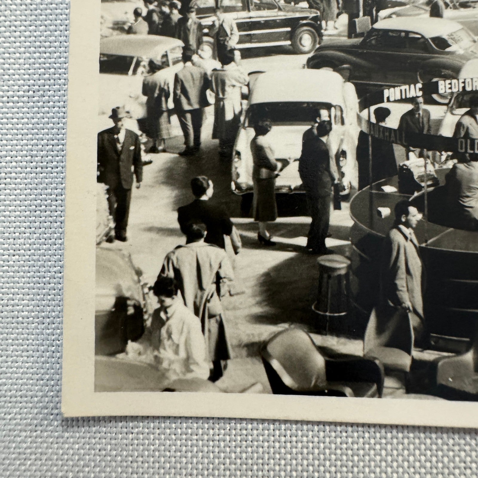 Vintage Auto Show Exhibit Photograph Print Cars General Motors Cadillac