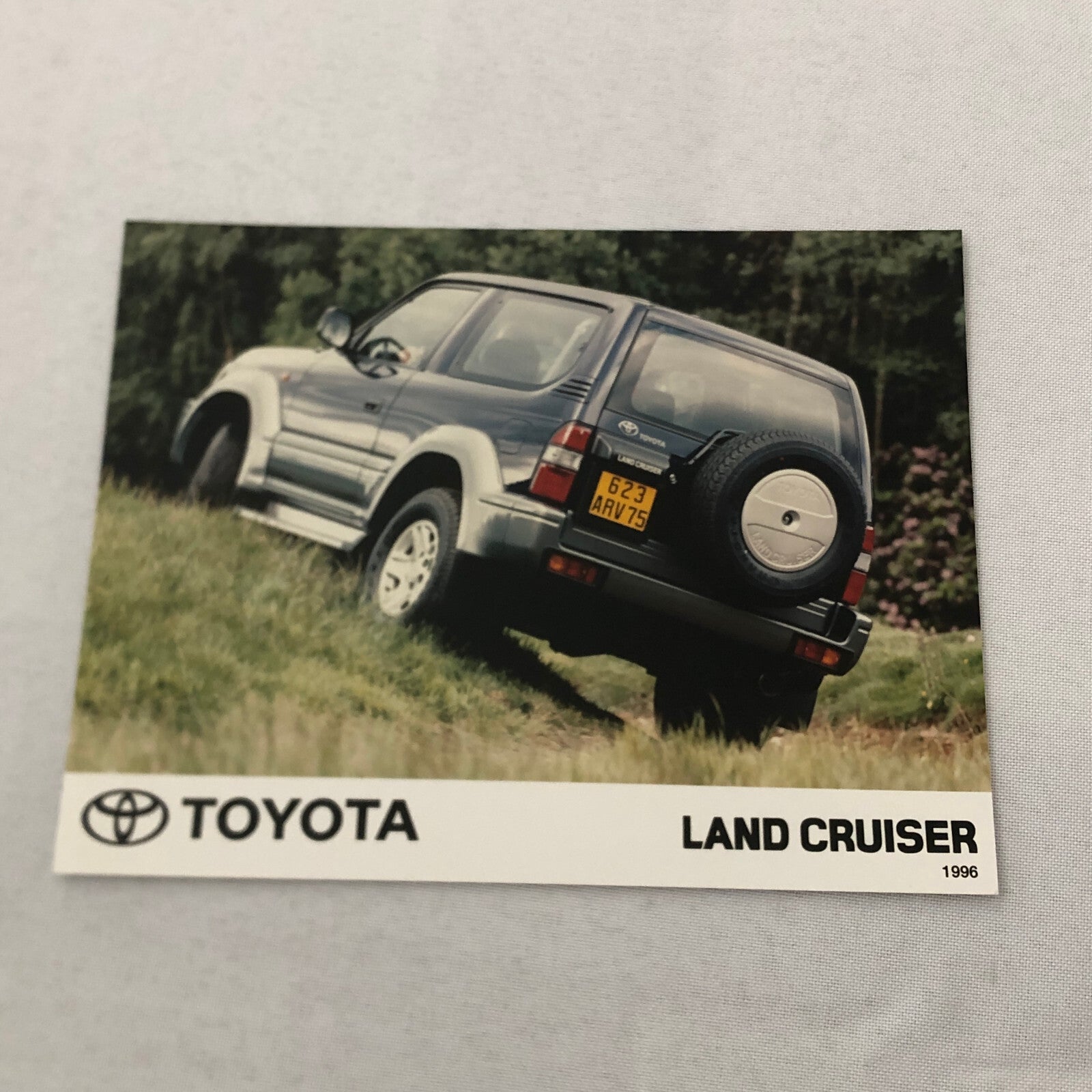 Toyota Land Cruiser Factory Press Photo Photograph Lot 2x 1996 Landcruiser