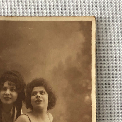 Dancers or Circus Performer Real Photo Postcard Post Card RPPC Vintage