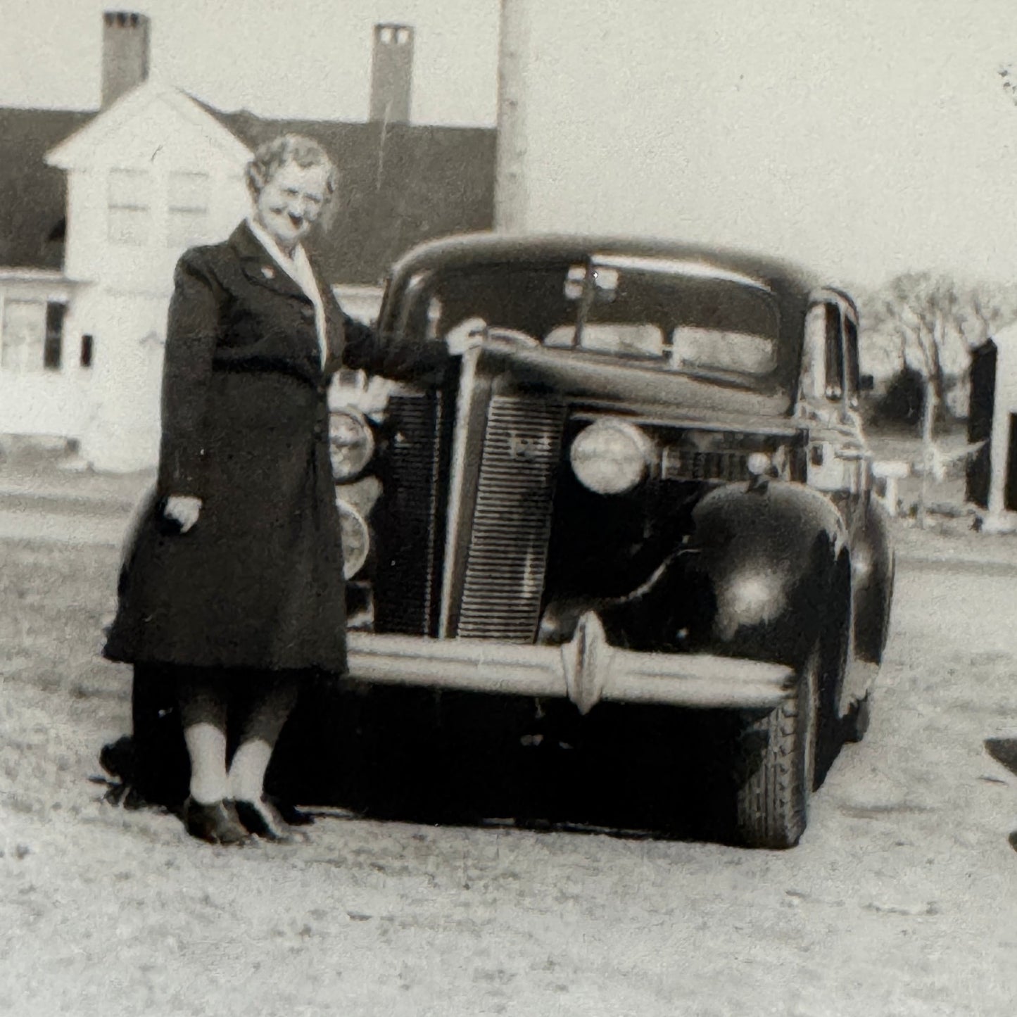Vintage Car Automobile Photo Photograph Print Women with Vehicles