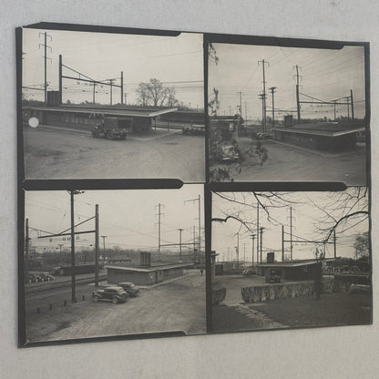 Vintage Pennsylvania Railroad Photo Contact Sheet Photograph Al Paul Lefton PRR