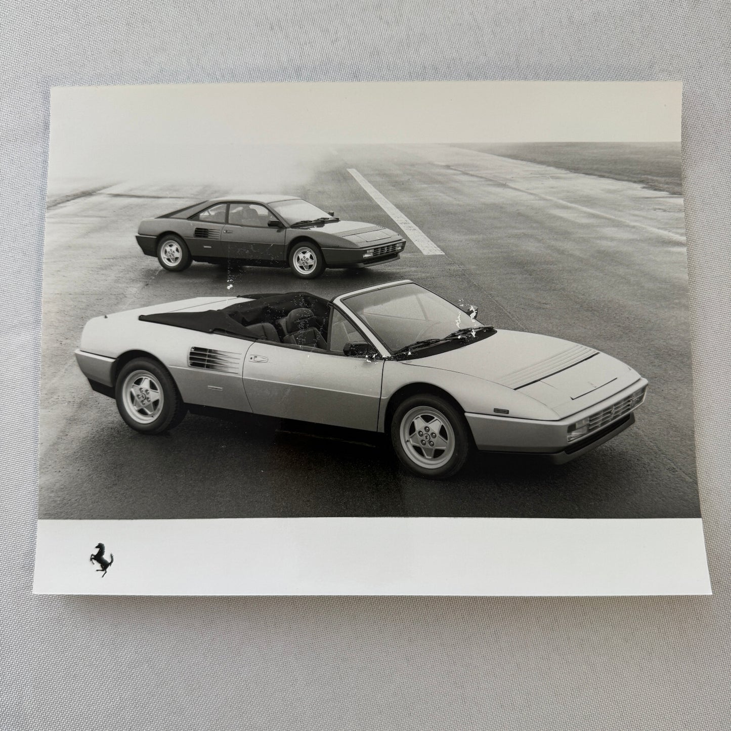 Ferrari Mondial Coupe and Convertible Car Factory Press Photo Photograph Print