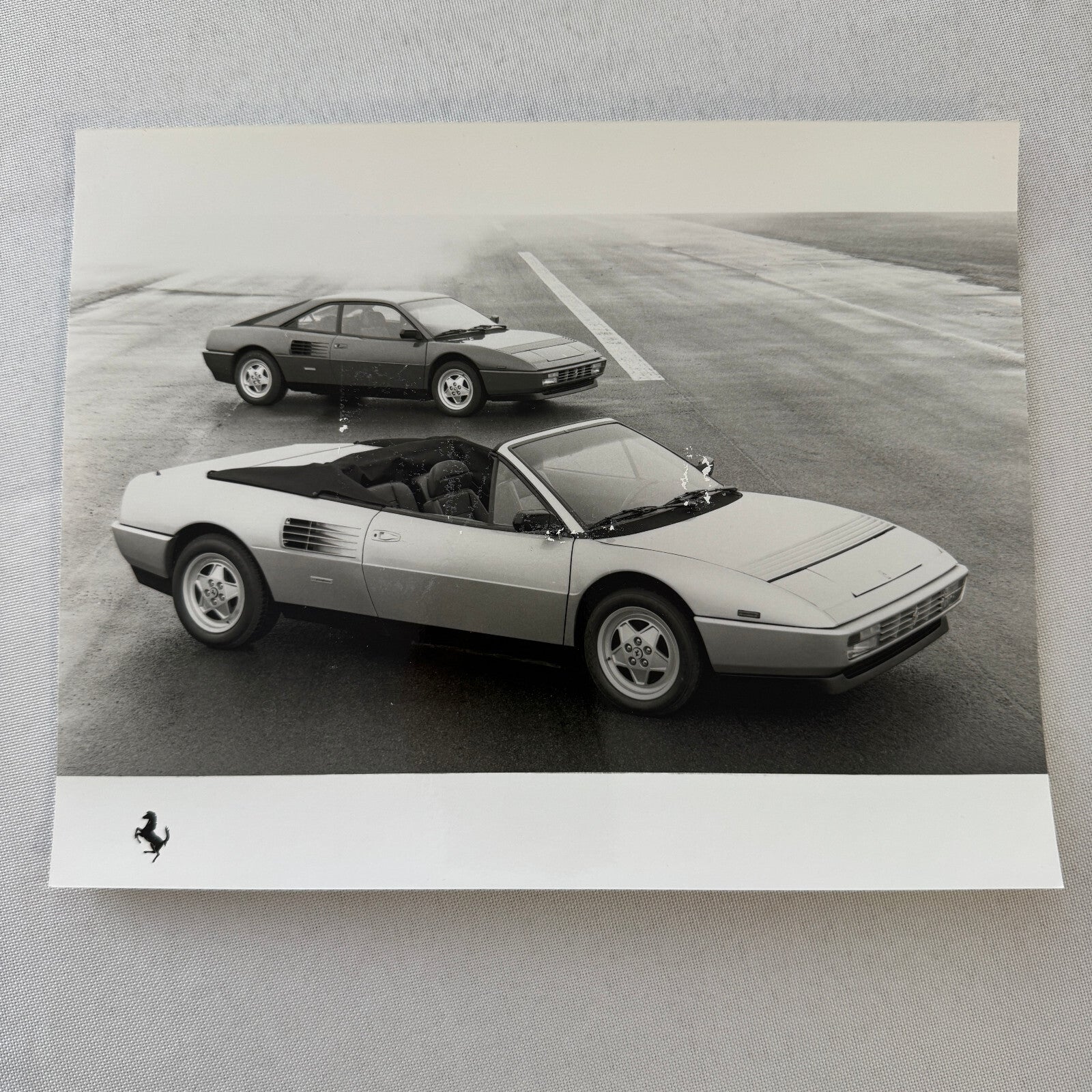 Ferrari Mondial Coupe and Convertible Car Factory Press Photo Photograph Print