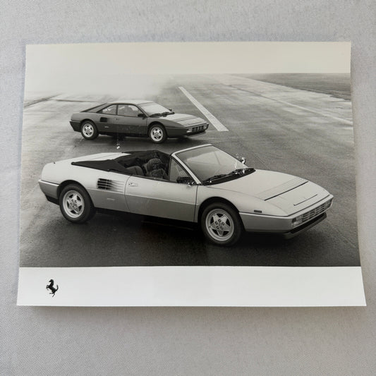 Ferrari Mondial Coupe and Convertible Car Factory Press Photo Photograph Print