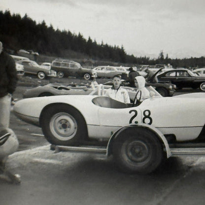 Vintage Racing Photo Oldsmobile Special Car 1959 Photograph Snapshot Motorsport