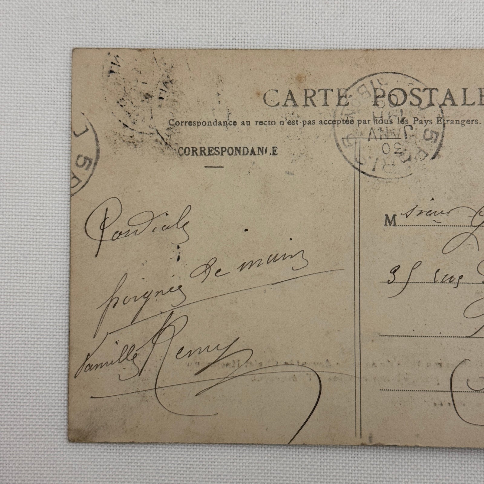Emperor Guillaume II Kaiser WIlhelm II Car Automobile Postcard Post Card